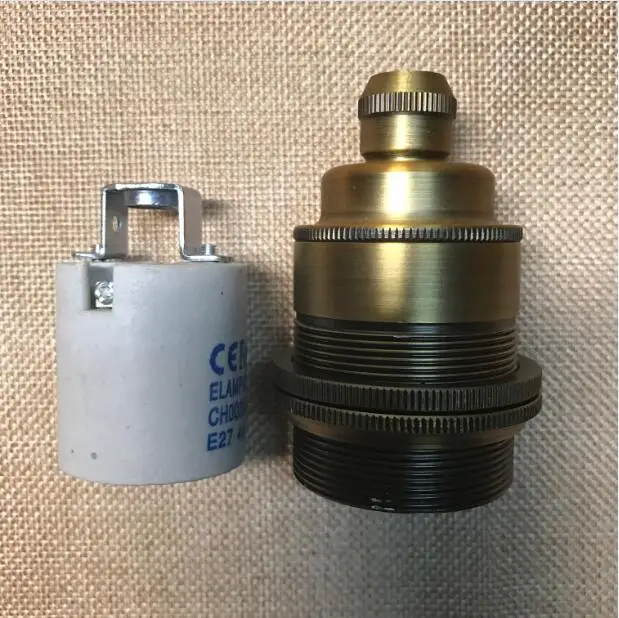 DIY ретро старинный держатель лампы E27 Цоколь Лофт промышленная подвеска патрон