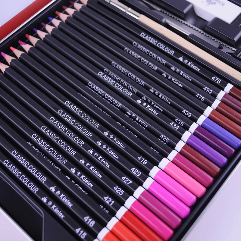 Профессиональные мягкие водорастворимые цветные карандаши 48 цветов|colour pencil