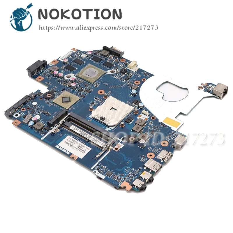 

NOKOTION P5WS5 LA-6973P For Gateway NV55 NV55S laptop motherboard MBWZK02001 MB.WZK02.001 HD6700M gpu full tested