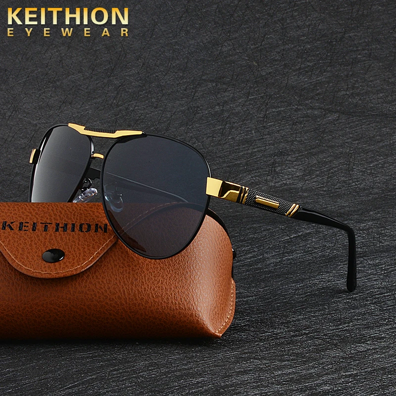 KEITHION брендовые солнцезащитные очки для мужчин поляризованные Модные