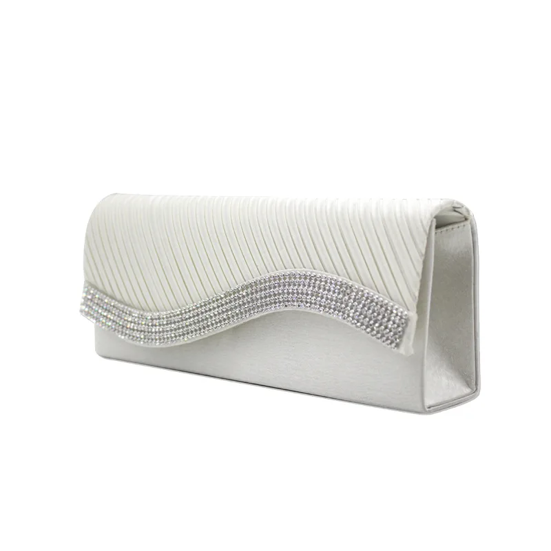 Ausuky Новая поставка Женский Повседневный клатч модный Стразы складной шелк 50 |