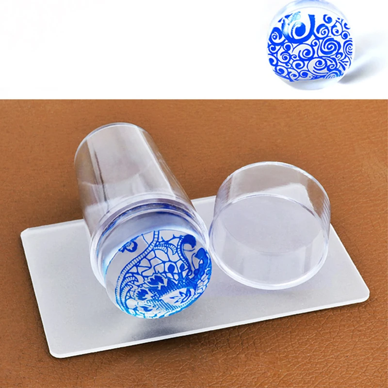 Новый дизайн искусство чистая прозрачная резиновая штамп Ракель набор зефир с