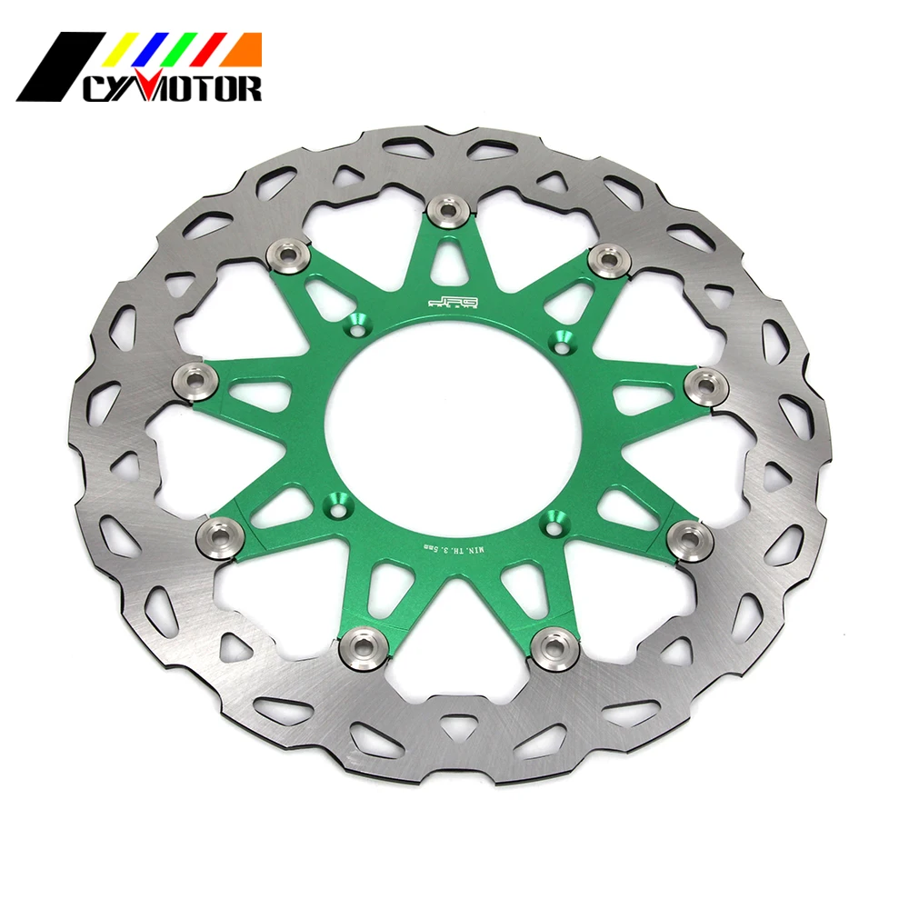 Плавающие тормозные диски 320 мм ротор для KAWASAKI KX125 KX250 KX250F KLX450R KX450F KX KXF KLX 125 250 450 R 06 07
