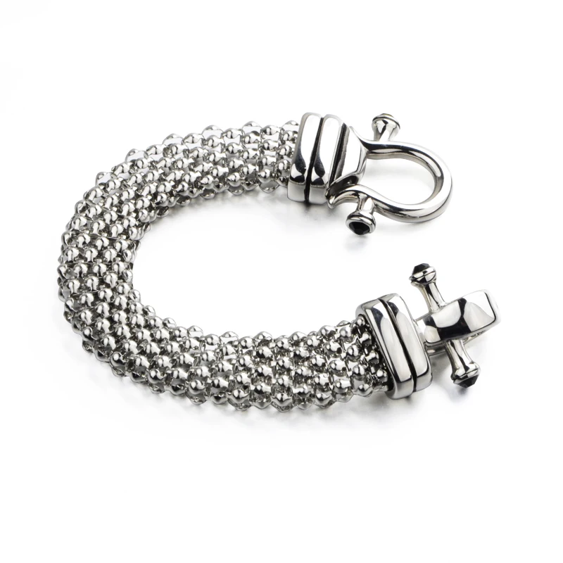 Женский браслет с шармом роскошный из нержавеющей стали|pulseira feminina|bracelet designerdesigner