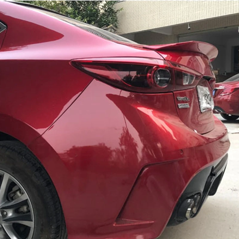 Высокое качество ABS Материал купе спойлер для Mazda 3 M3 Axela 2014 до 2017 год праймер или