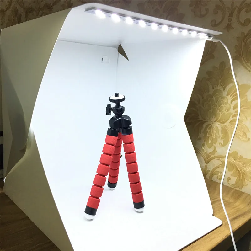 40x40x40 см фотостудия коробка фото фон встроенный свет фото коробка маленькие предметы фотография коробка аксессуары для студии