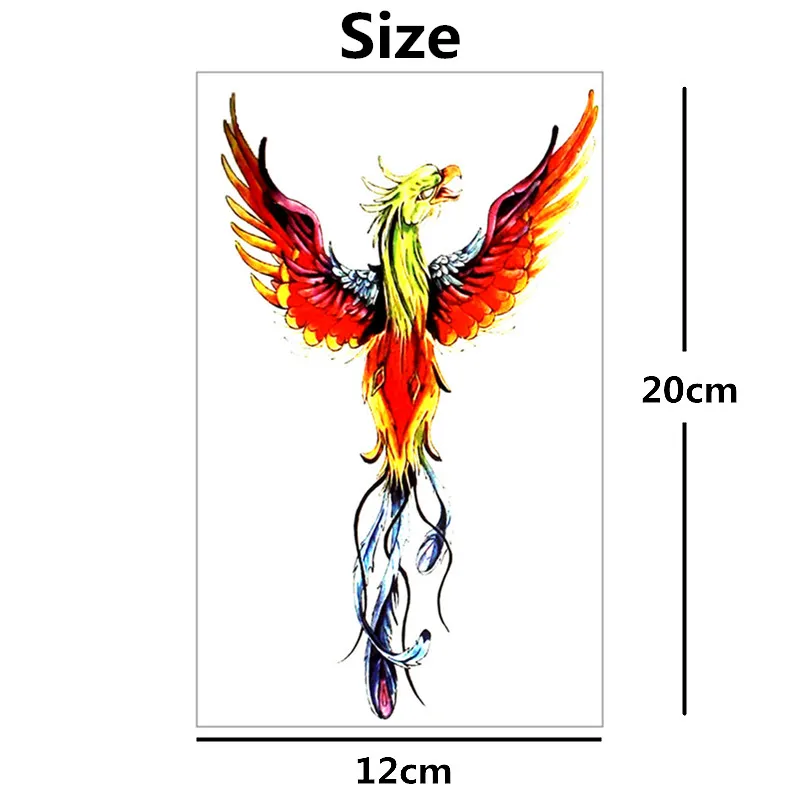 SHNAPIGN Фламинго Птица временные татуировки тело искусство рукава руки флэш