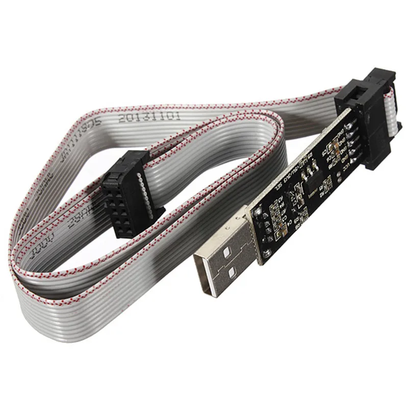 Новый электрический блок DIY высококачественный 10 контактный USBASP USBISP 3 3/5 В AVR