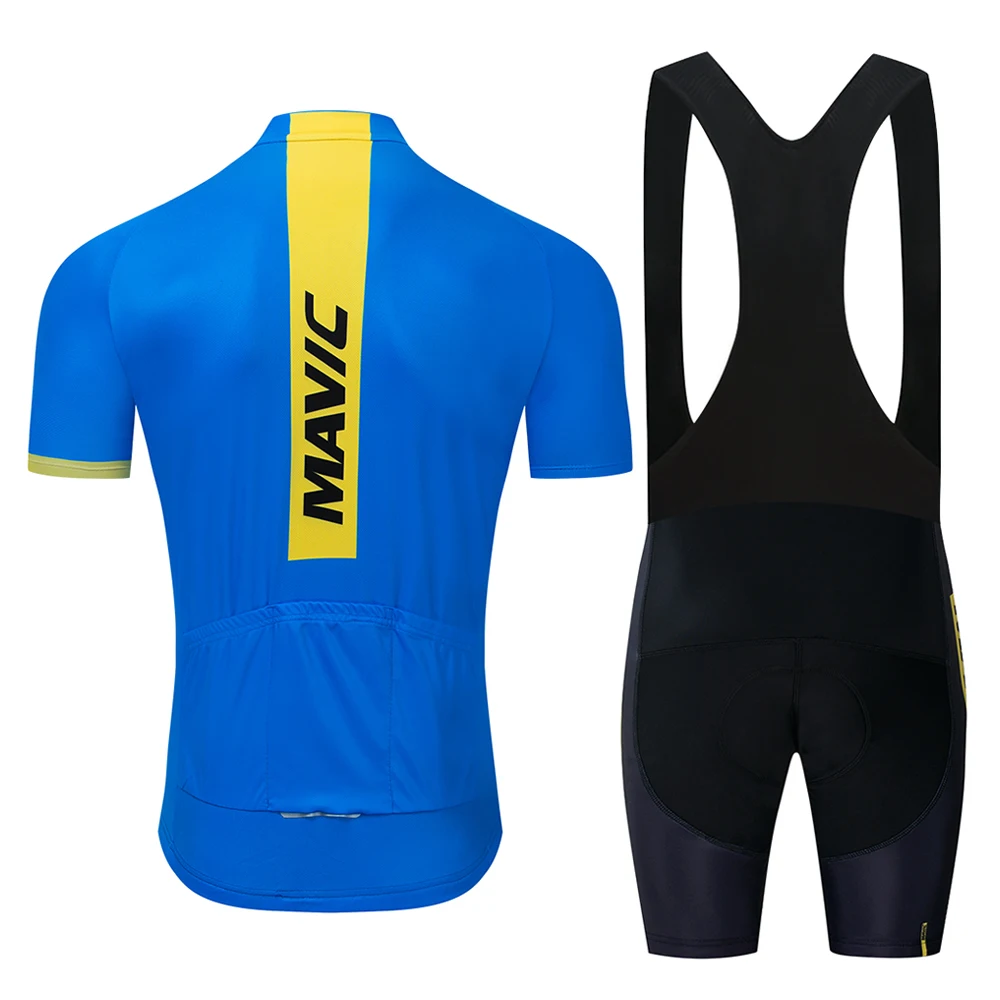 Новинка летние комплекты для велоспорта Мужская одежда MAVIC team короткий рукав mtb