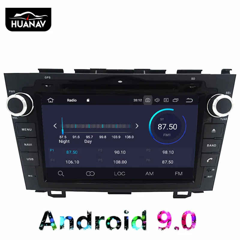 Android 9 0 автомобильный CD DVD плеер GPS навигация для Honda CRV CR-V 2006-2011 головное устройство