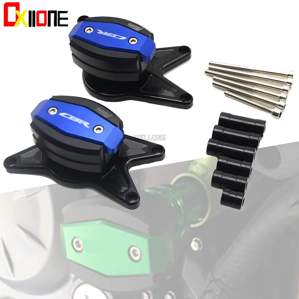 Аксессуары для мотоциклов HONDA CBR1000RR 2008 2009 2010 2011 2012 CNC Краш Pad Рамка слайдер защита