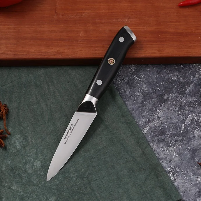 3.5 Fruit Knife Японские кухонные ножи, острые наборы шеф-ножей, Германия, 1,4116, Высокоуглеродистая Сталь, Santoku, нож для приготовления фруктов, ручная работа - Цвет: 3.5 Fruit Knife