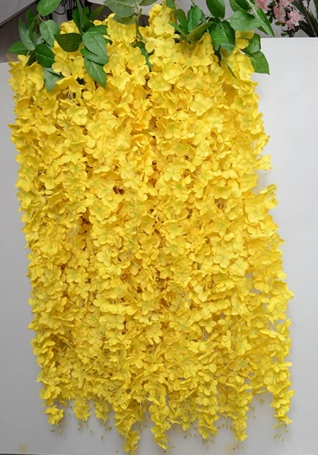 Искусственный цветок Шелковый Цветок Глициния лоза ротанга 1 64 метра для свадьбы