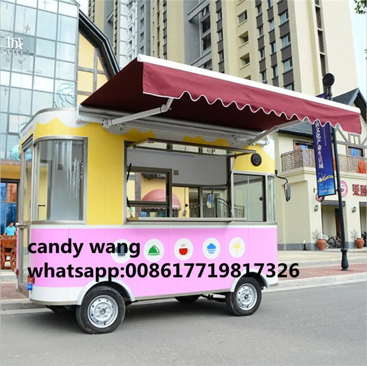 Новый дизайн Мобильный уличный Еда Тележка Электрический Караван Кухня грузовик