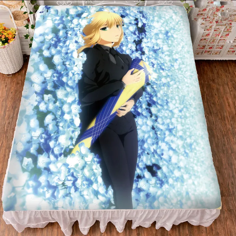 Аниме Fate/stay night Saber Lily Arturia Pendragon Нерон Клавдий молочное волокно простыня и