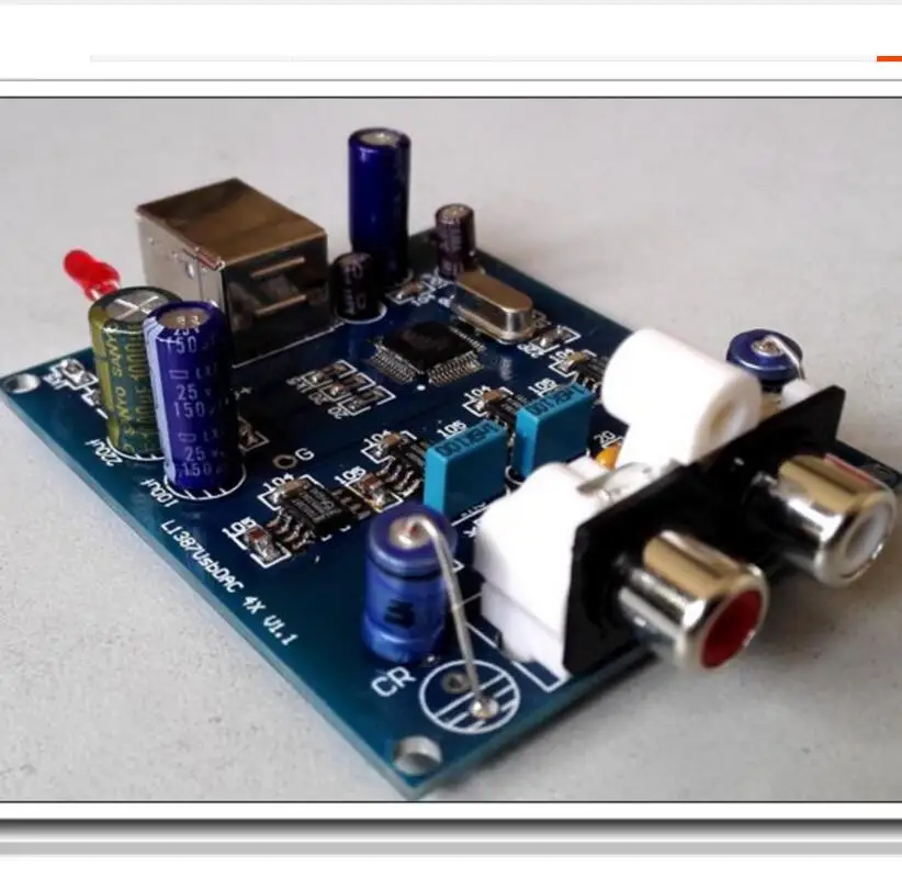 Четыре L1387DAC четыре TDA1387 DAC hifi USB MF HF декодер лучше, чем TDA1543