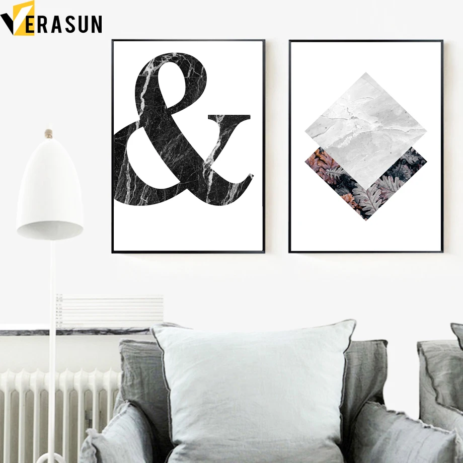 Абстрактные геометрические мраморные распечатки скандинавские постеры и принты