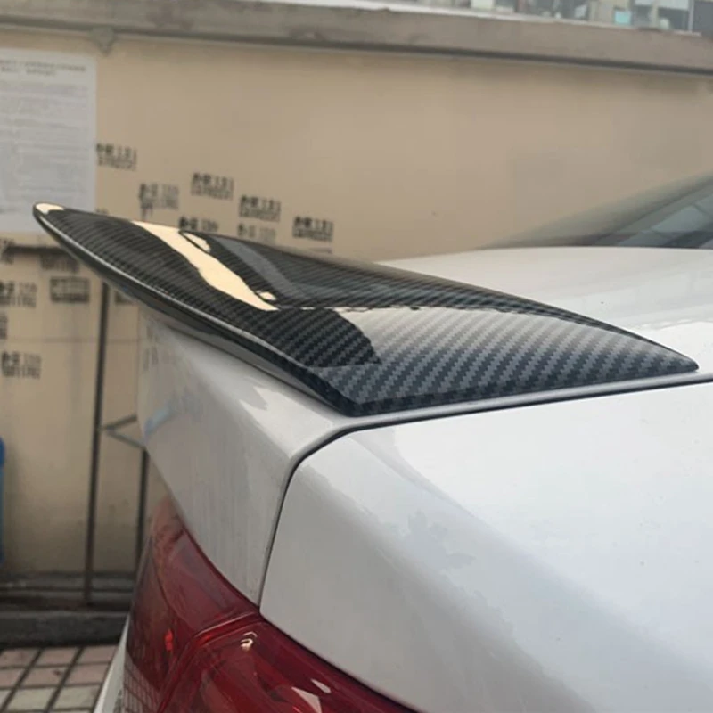 

carbon fiber Unpainted Color Rear Trunk Boot Wing Rear Lip Spoiler For Kia K5 Optima 2016 2017 2018 R style
