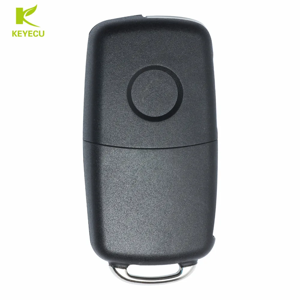 Оригинальная запасная флип кнопка KEYECU для VW Volkswagen Toureg Beetle Golf Jetta 2011 2015 5K0 837 202 AD|fob|fob