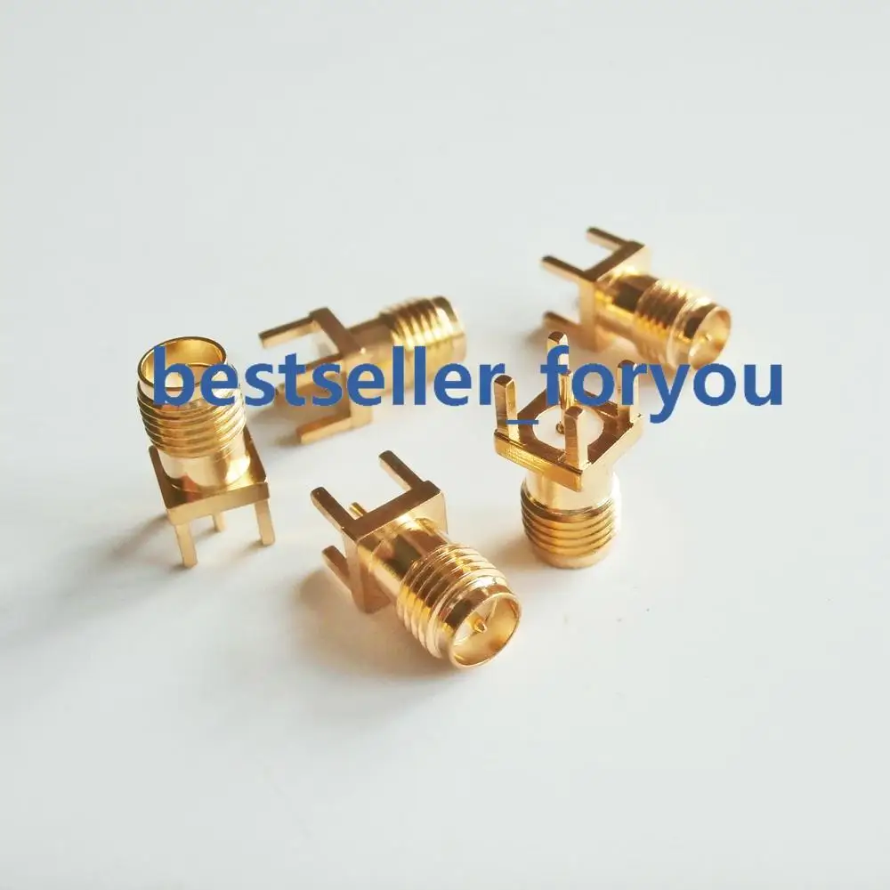 1 шт. PCB крепление RP SMA RPSMAFemale Джек Прямой разъем РЧ коаксиального адаптера|connector