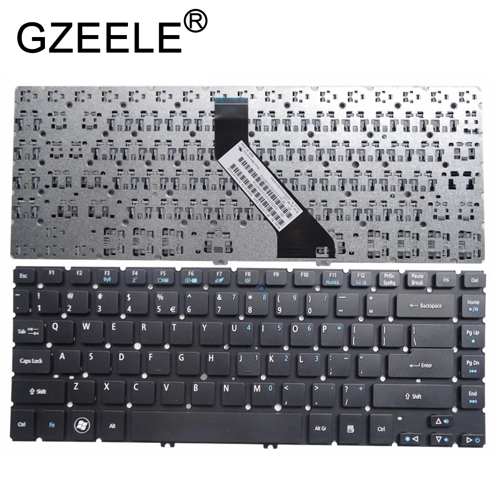 

Клавиатура GZEELE черная для ноутбука Acer Aspire MS2360, V5-471, V5-471G, V5-471P, V5-471PG, США