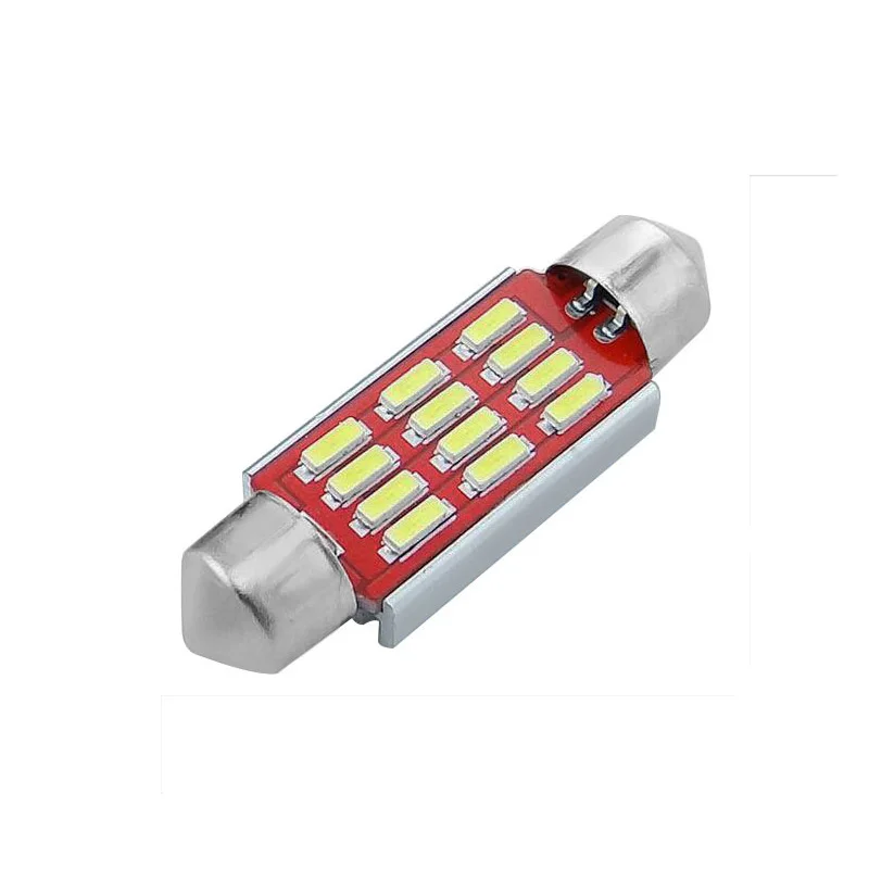 DC12V двойной наконечник 4014 12SMD LED 31/36/39/41 мм Универсальный номерной знак|light led|light led