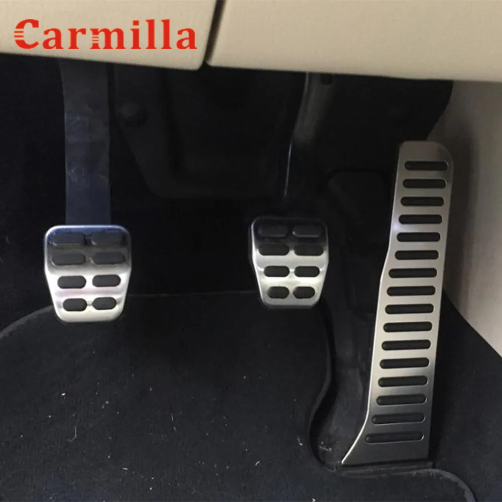 Carmilla rhd LHD педали Автомобильные Защитные чехлы для VW Golf 5 6 cc passat B6 B7 Tiguan для Skoda Octavia запчасти