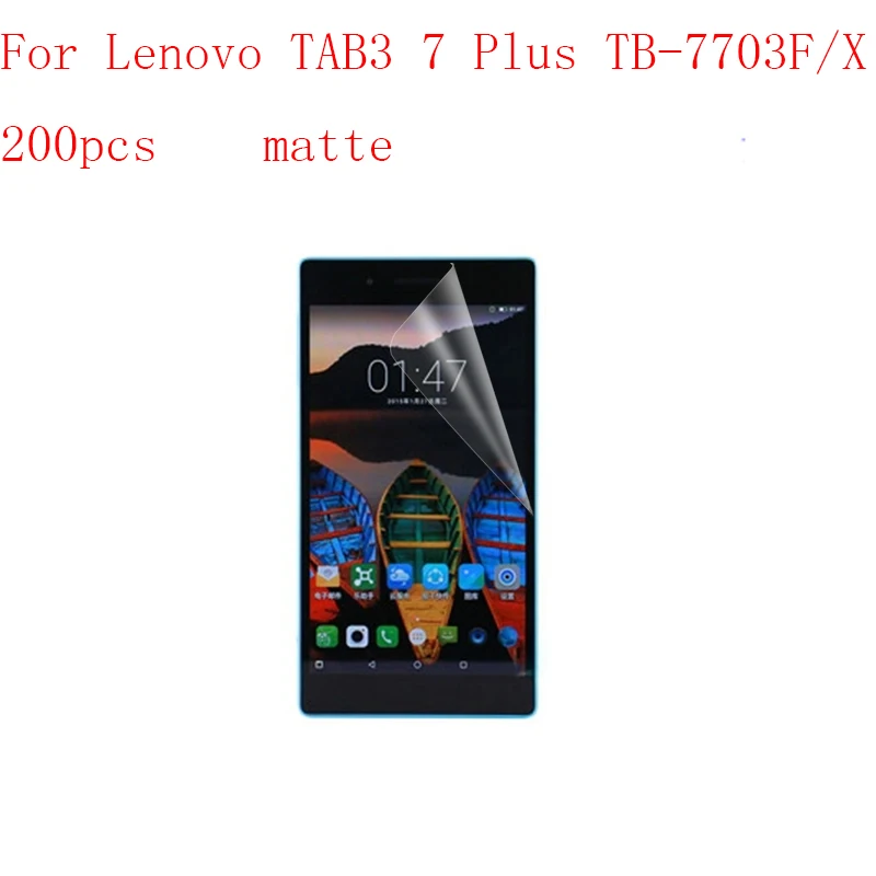 Антибликовый пленочный ЖК-экран для планшета Lenovo TAB3 7 Plus TB-7703F/X 9H Защита от царапин