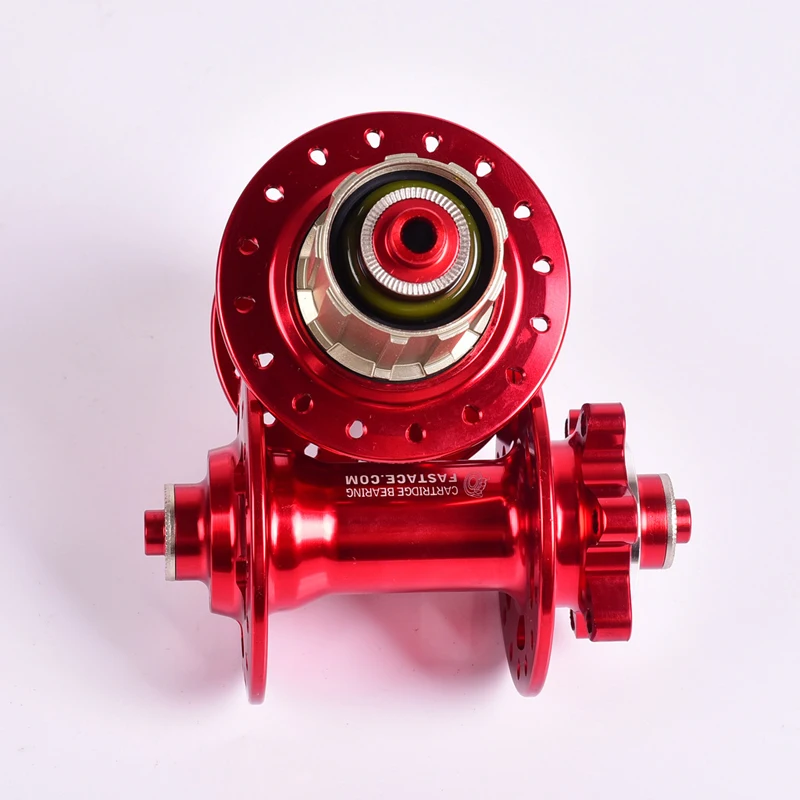 Втулка велосипедная 2018 года высокого качества DA201 Red Black с герметичными подшипниками для дискового тормоза, 24/28/32 отверстий, для горных велосипедов MTB, совместимая с 8/9/10/11 скоростями.