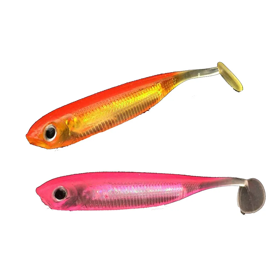 2 шт./лот T хвост песка мягкие приманки рыболовные г/7 5 см червячной плавать Jig Head Fly