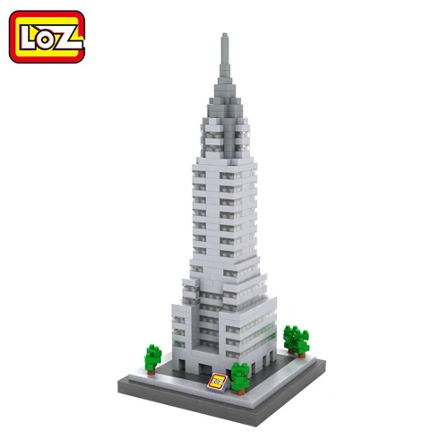 LOZ бриллиант Мировая архитектура достопримечательности модели статуи Моаи