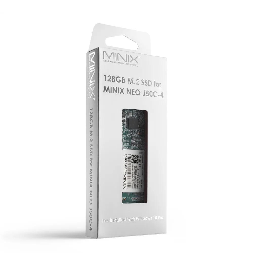 MINIX NEO J5 128GB M.2 SSD для MINIX Neo J50C-4 мини-ПК Intel Pentium с Windows 10 Pro 128GB твердотельный накопитель для мини-ПК