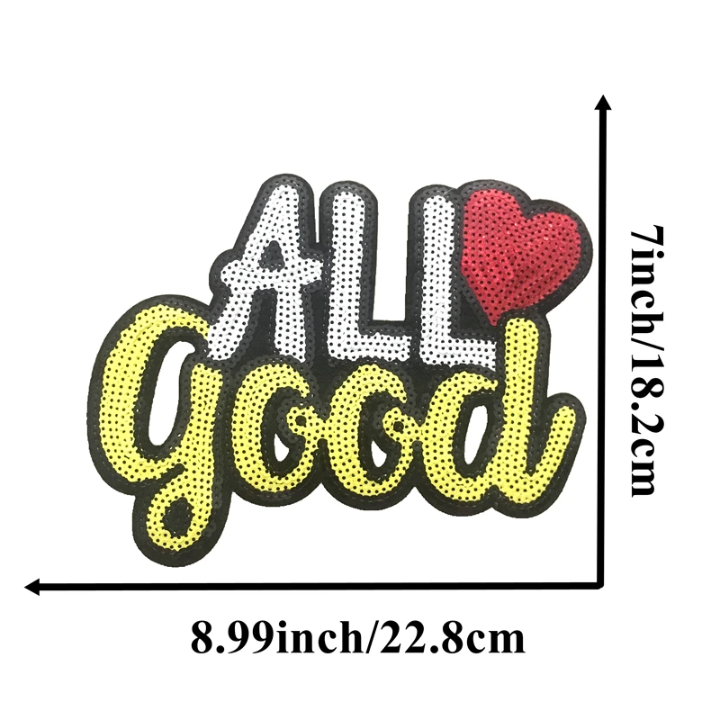 2 шт./лот все хорошие сердца блестящие нашивки для одежды термоклейкие/Пришивные