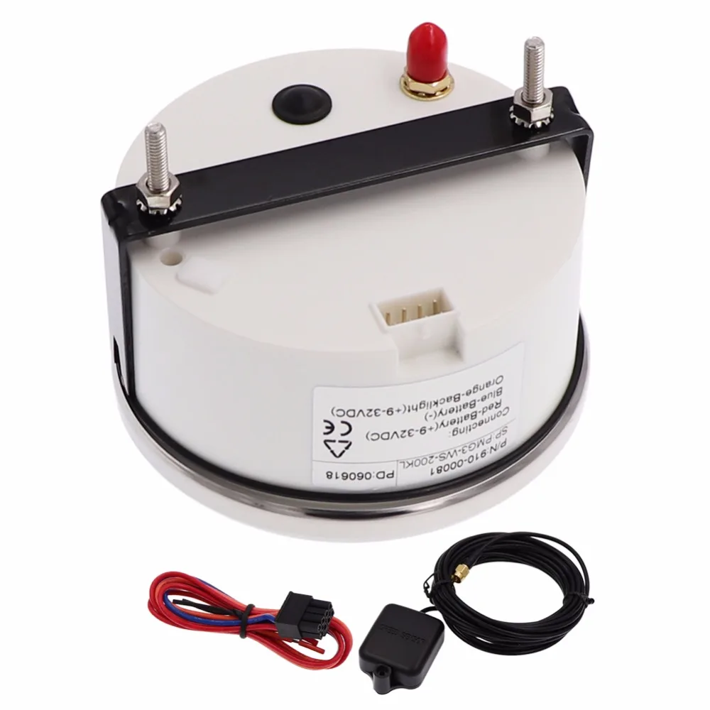 Морской GPS Спидометр из нержавеющей стали водонепроницаемый 200 Kmh 120 ЖК спидометр