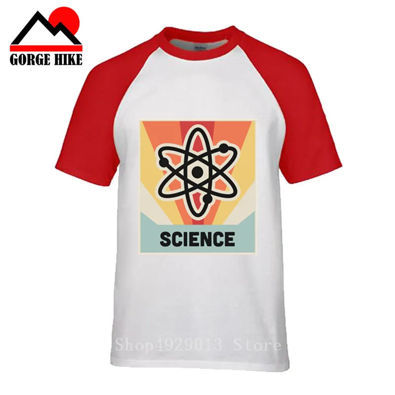 Atheist Logo Science Atom Geek Nerd Мужская свободная хлопковая Футболка с биологией футболка
