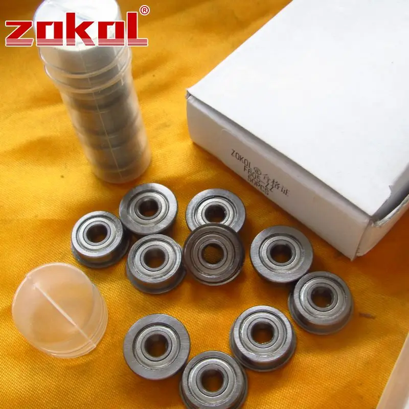 Фланцевый подшипник ZOKOL F605 ZZ F605ZZ шариковый с глубоким желобом 5*14(16)* 5 мм