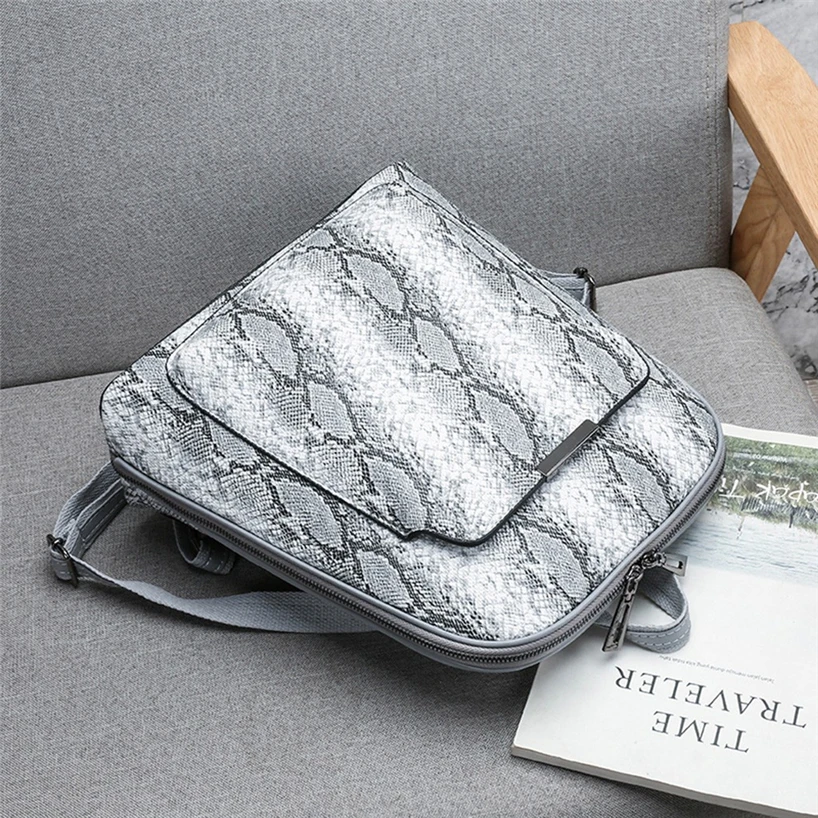 Aelicy женская сумка для змеиной кожи PU кожаный женский рюкзак Feminina Mochila Escola школьный модный дорожный школьный рюкзак