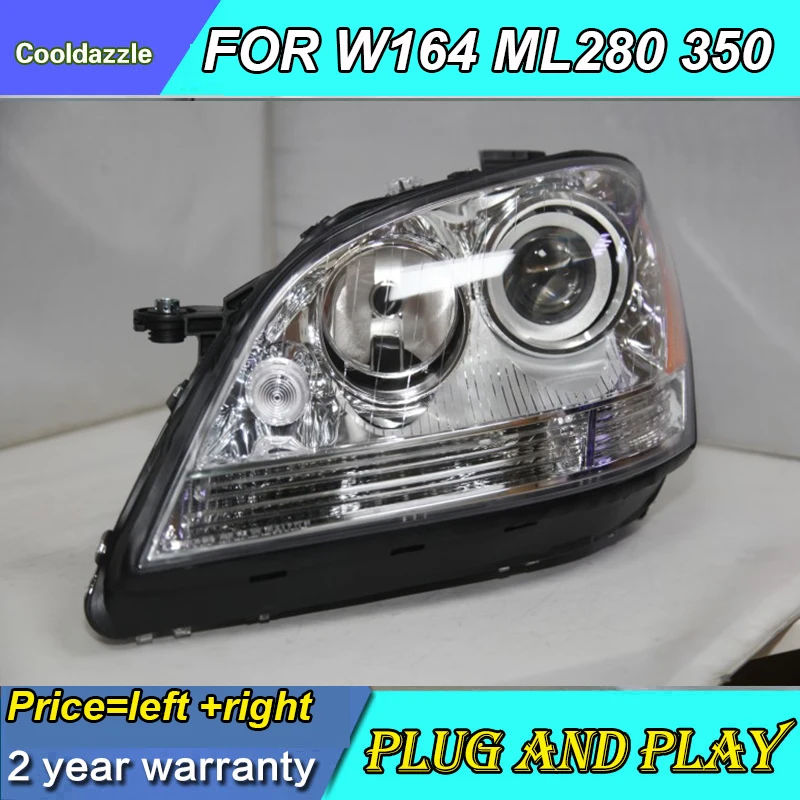 Для Mercedes Benz W164 ML280 ML320 ML350 светодиодный головной светильник 2005 2006 2007 2008 год