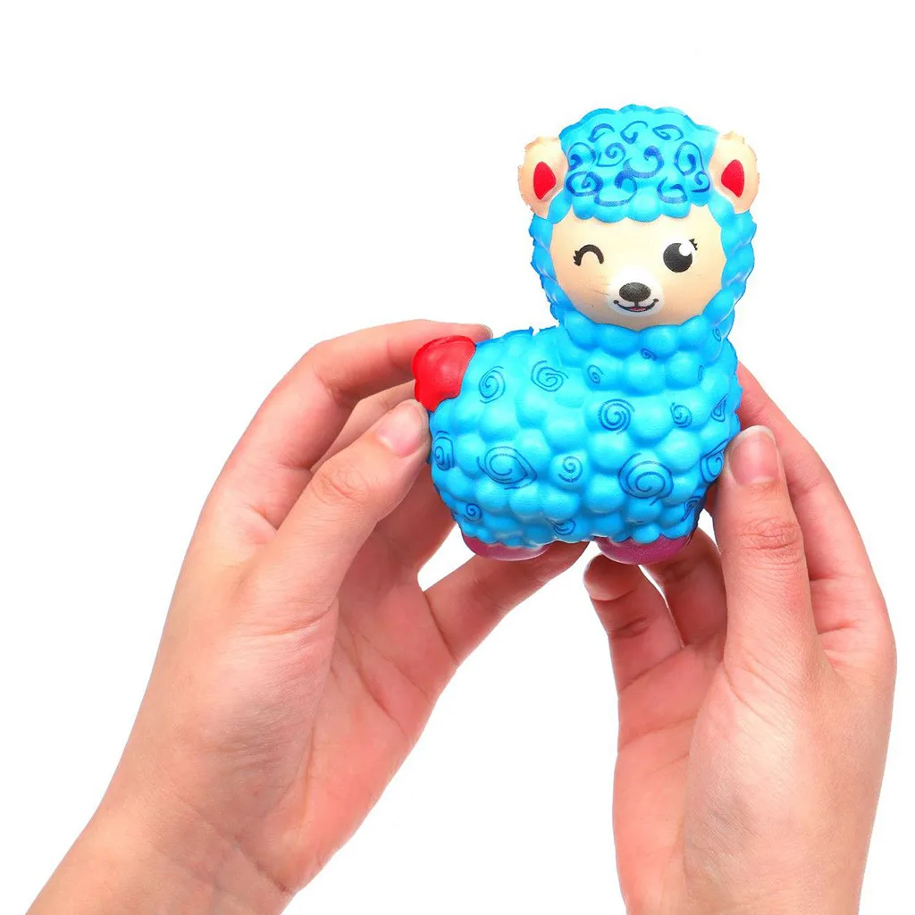 1PC Squishies Toy Kawaii Adorable Toy Slow Rising Sheep model Scented Stress Relief Toys Gifts Squeeze Relief Toy for Kids C615