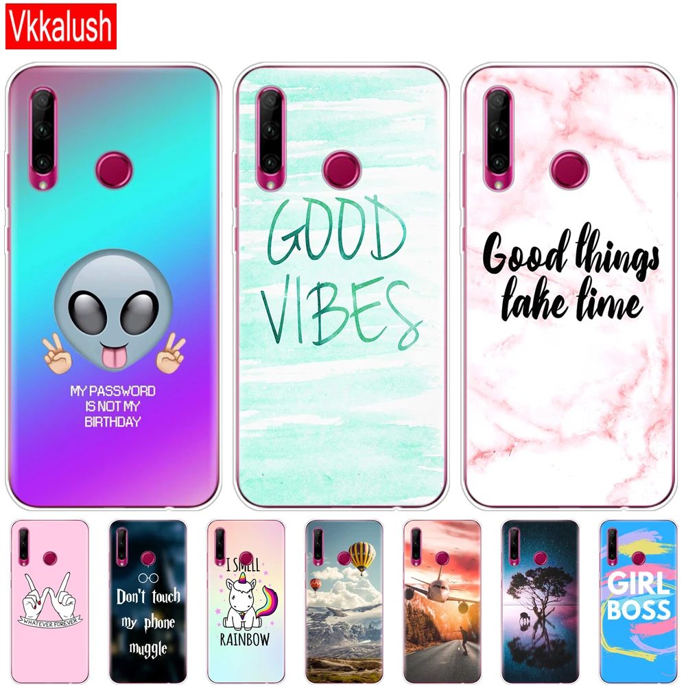 Чехол для Honor 10i, чехол для Honor 10i HRY-LX1T, милый силиконовый чехол из ТПУ на заднюю панель, чехол для телефона Huawei Honor 10i Honor10i 10 i 6,21 дюймов