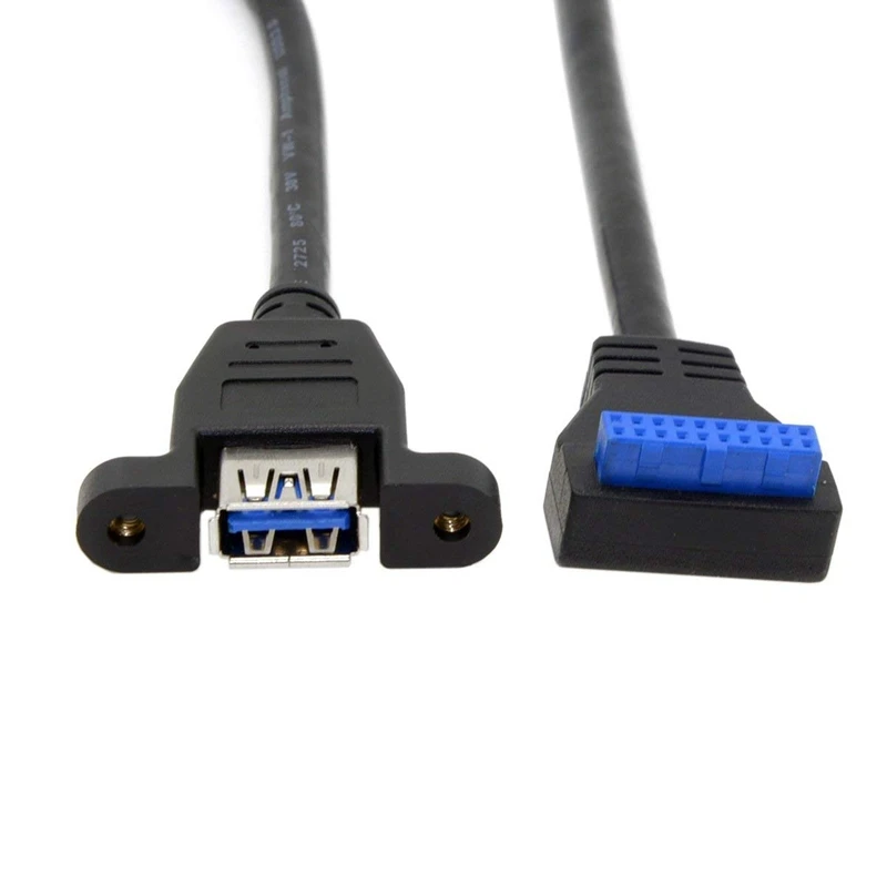 USB 3 0 одиночный порт A женский винтовой Тип крепления для угловой материнской