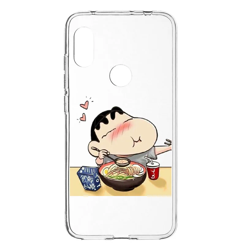 Прозрачный мягкий силиконовый чехол Crayon Shinchan из ТПУ для Xiaomi Mi 9T Redmi NOTE5A NOTE5 Pro Xiao mi 8