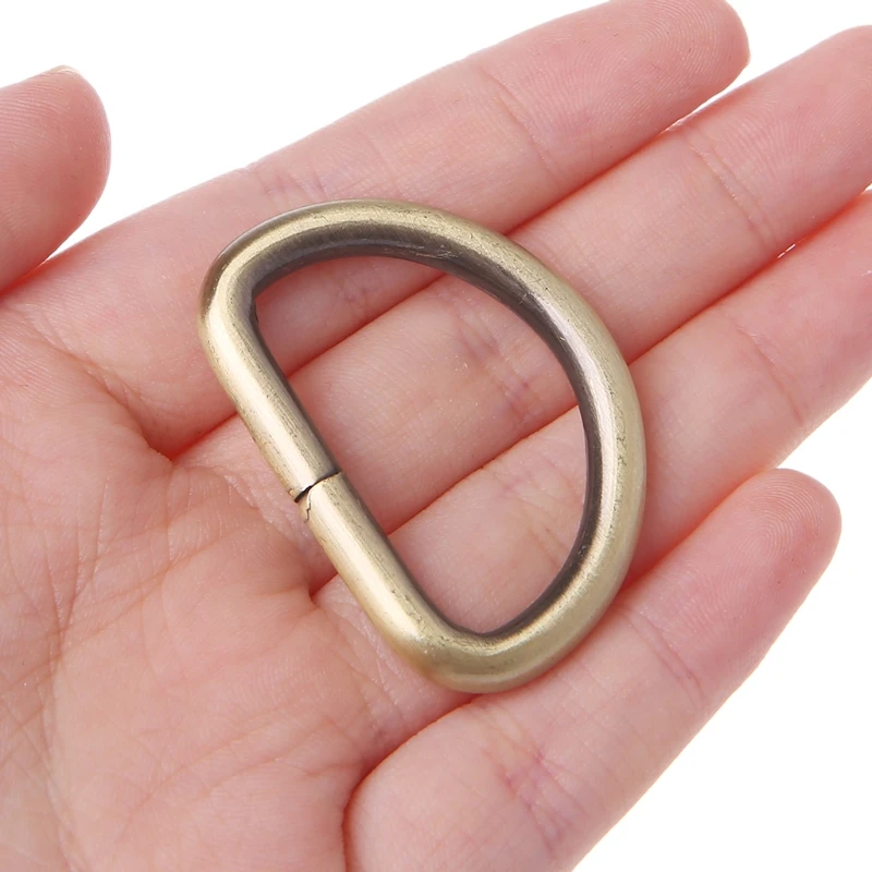 Новинка 10 шт. 32 мм металлическая полукруглая несварная Пряжка для рюкзаков