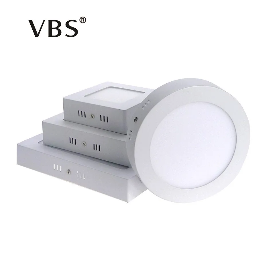 Потолочный светильник светодиодный 6 Вт 12 18 Круглый/квадратный AC85 265V SMD2835 CE ROHS
