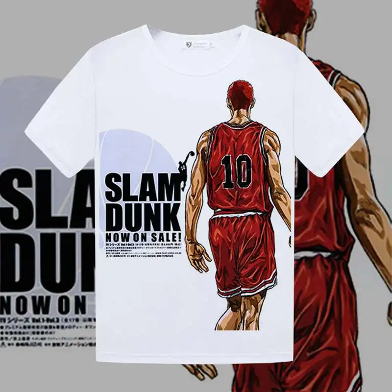 1 Аниме Shohoku школьная баскетбольная команда 1-15 SLAM DUNK Косплей Костюм Sakuragi Джерси для косплея Hanamichi Топы рубашка Спортивная одежда Униформа - Цвет: 1