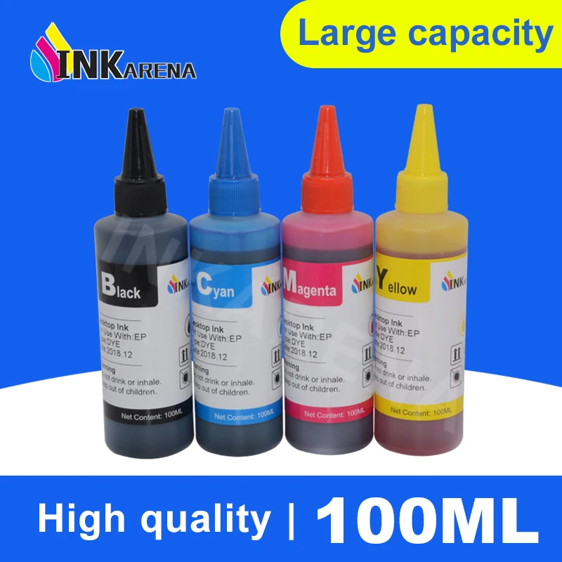 

4 Color Printer Dye Ink Kit For HP 920 XL Refill Cartridge For HP920 Officejet 6000 6500 6500A 7000 7500 7500A Printer