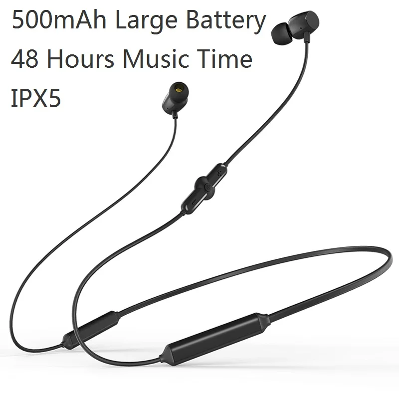 Bluetooth наушники Andevis IPX5 водонепроницаемая Спортивная беспроводная гарнитура с
