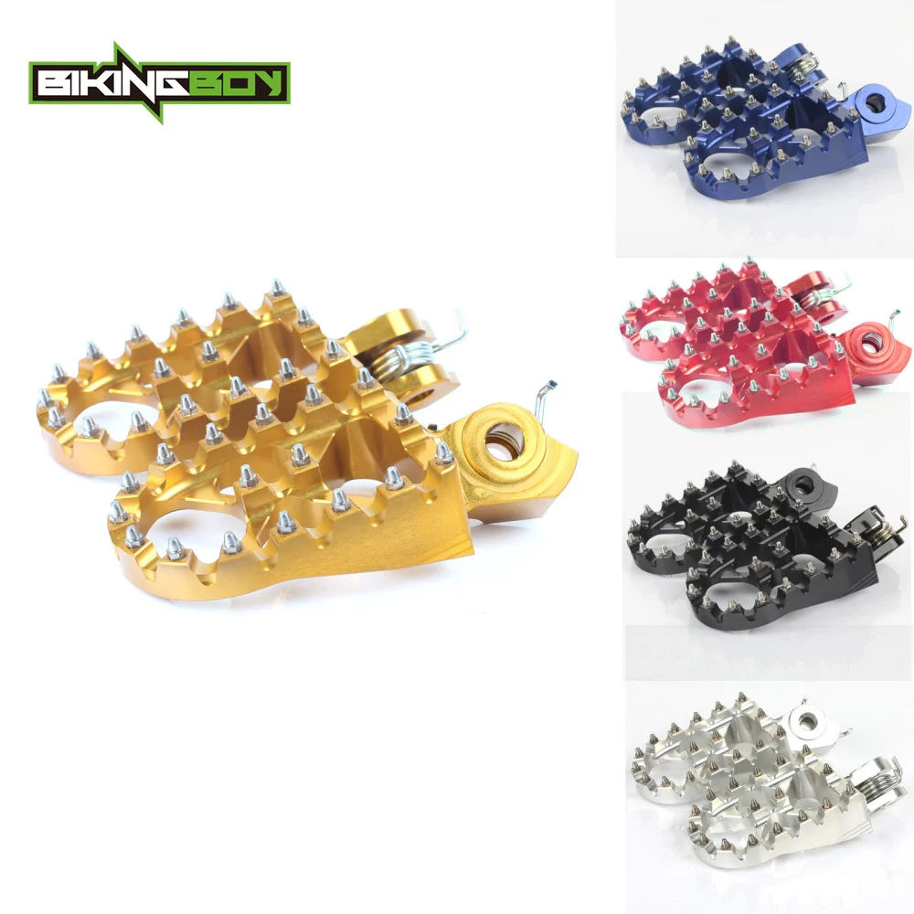 BIKINGBOY для Suzuki RMZ RM Z 250 2010 2017 450 2012 2013 2014 2015 2016 MX Алюминиевые Подножки