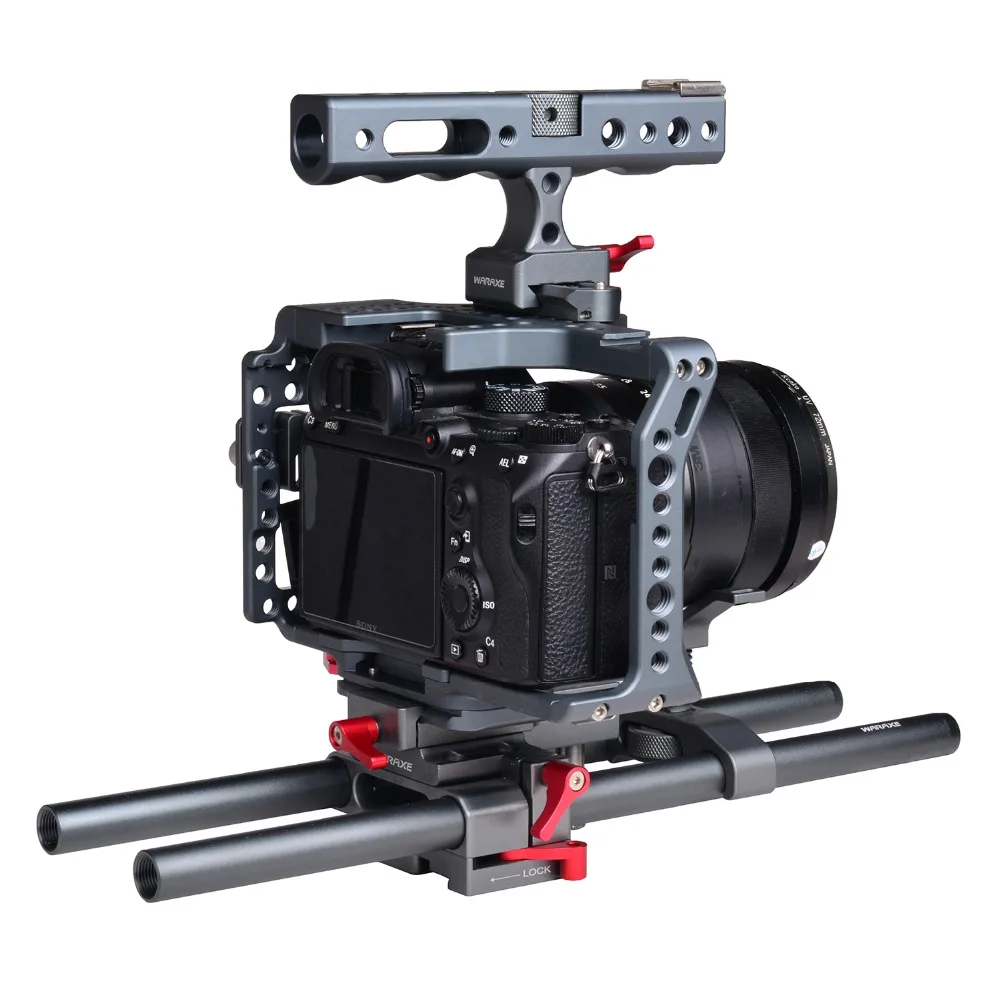 A7iii a7riii комплект для камеры Sony A7RIII/A7III стабилизатор клетки с двойной шариковой