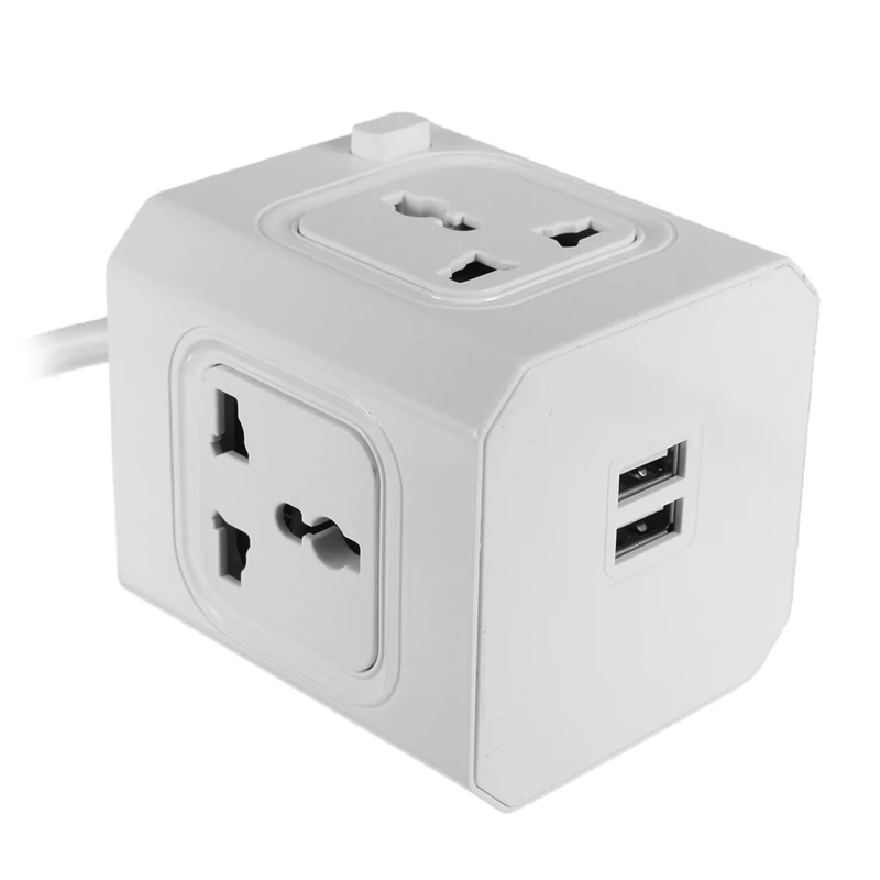 LEORY EU/AU/UK/US 5 в 2 1 А Волшебная настенная розетка с портами usb 4 розетки вилка